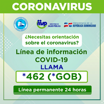 A public service announcement for the governmental official informational helpline to provide public information on the COVID-19 pandemic.