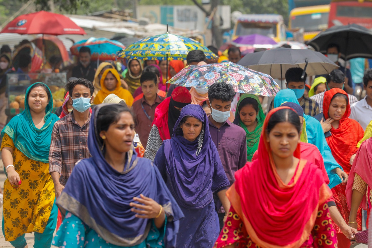 Factory workers in Bangladesh.