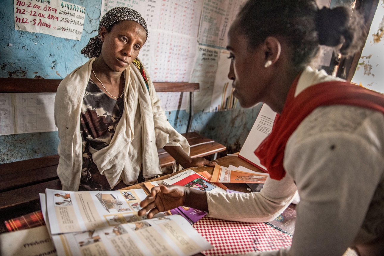 Digital IDs should be able to improve efficiencies at Ethiopian health centers, like this one in the northern Amhara region.