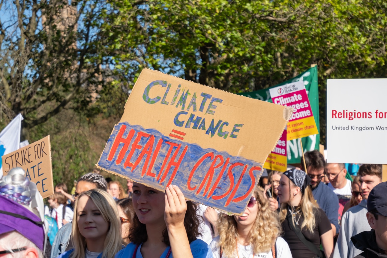 Climate change is just one of the many global heath threats facing young people.