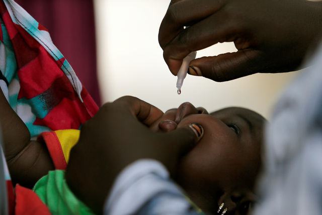 Vaccinations had helped eliminate polio in Africa.