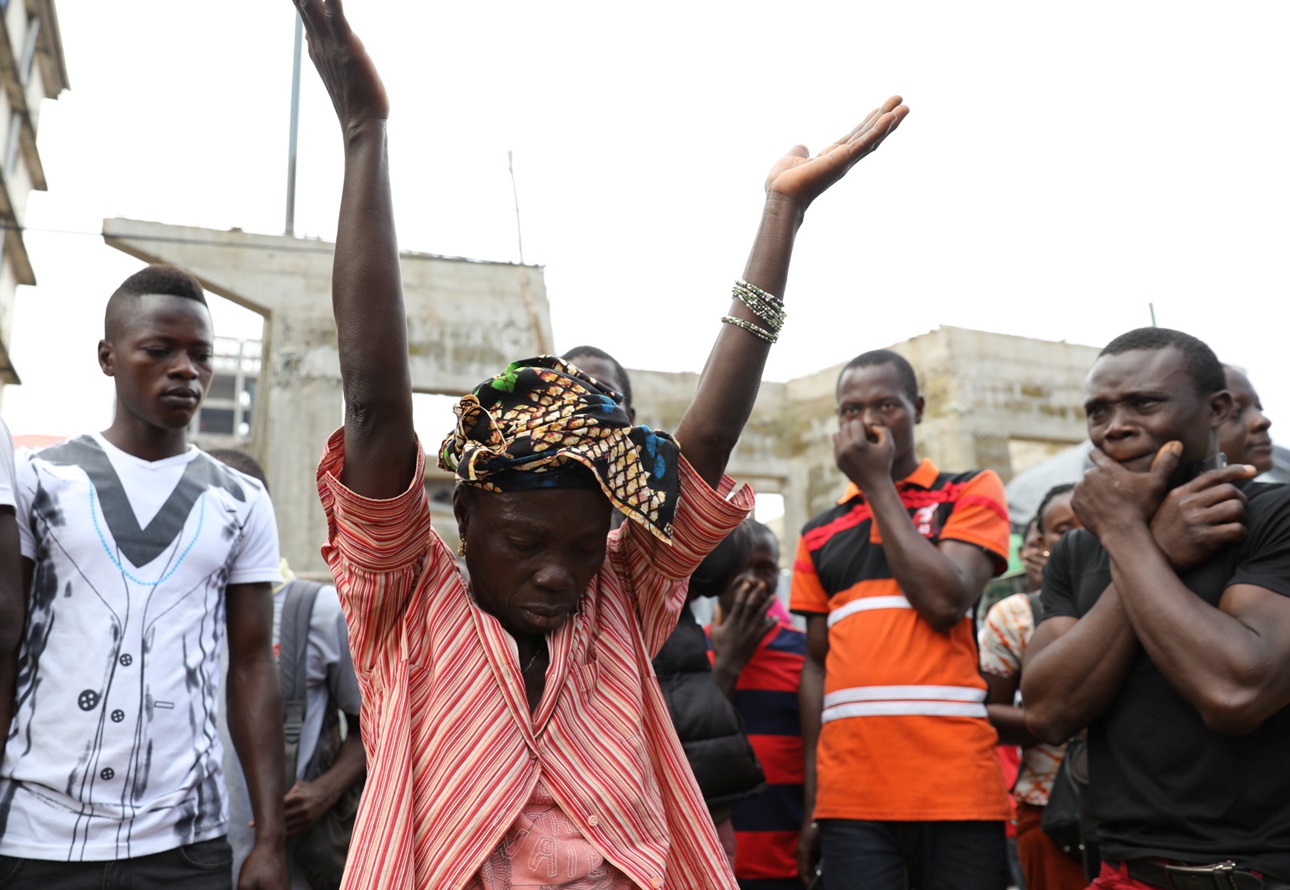 Mourners like these ones in Sierra Leone often have valuable data for researchers.