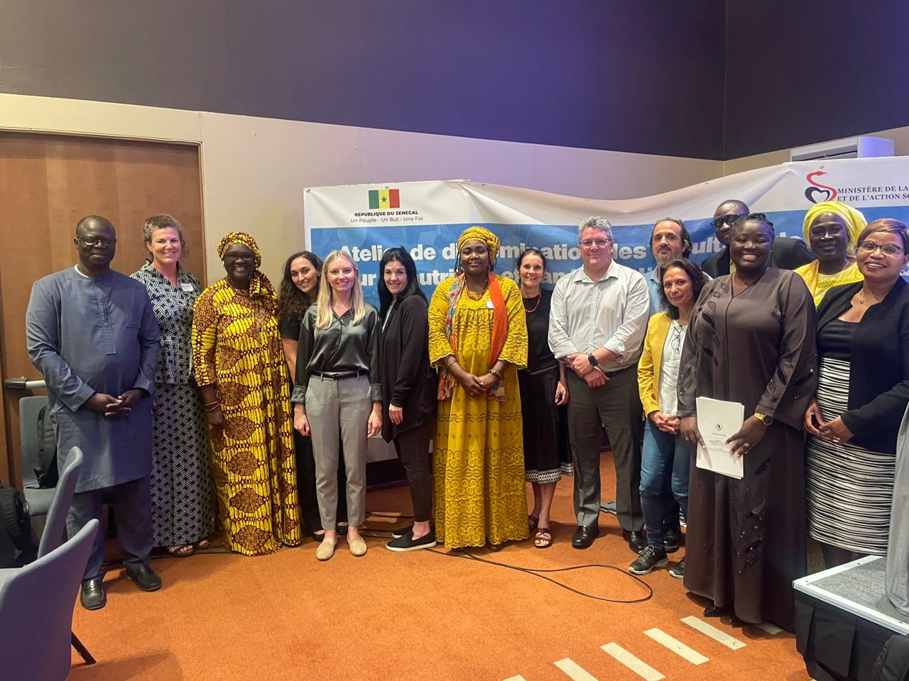 The Senegalese Ministry of Health and Social Action, Exemplars in Global Health, Conseil National de Developpement de la Nutrition, World Health Organization, UNICEF, the Hospital for Sick Children, African Union, Nutrition International, and Laboratoire de Recherche en Nutrition et Alimentation Humaine gathered together for a workshop on anemia in Dakar, Senegal, in October 2023.